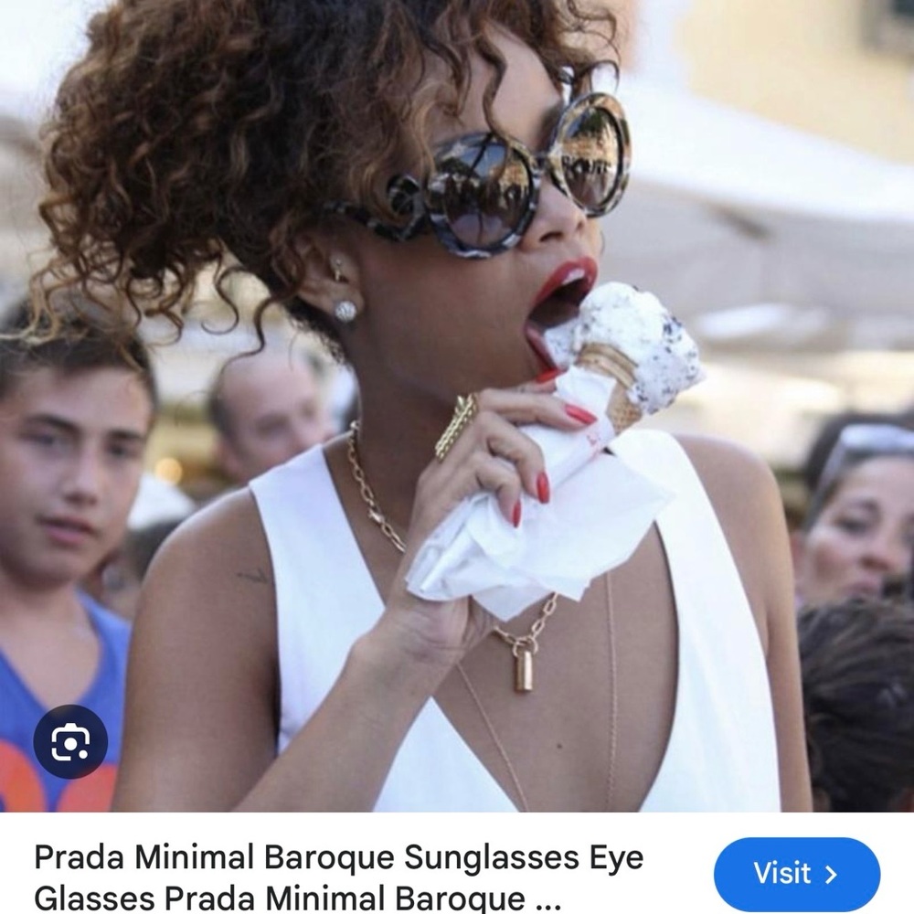 Prada Black Baroque Sunglasses
